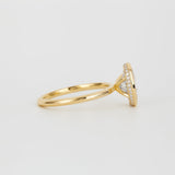 Oval Lab Grown Diamond Bezel Engagement Ring