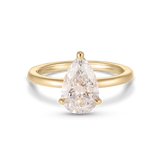 2.05 CT Pear Diamond Solitaire Engagement Ring