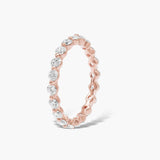1.1 CT Round Full Eternity Lab Grown Diamond Wedding Band