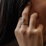 Pear Lab Grown Diamond Unique Engagement Ring