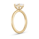 1.76 CT Oval Solitaire Lab Grown Diamond Engagement Ring