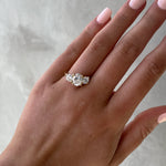 1.68 CT Oval Three Stone Lab Grown Diamond Engagement Ring