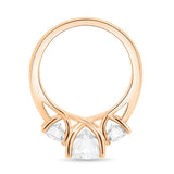 1.68 CT Oval Three Stone Lab Grown Diamond Engagement Ring