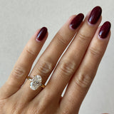 Bezel Emerald Lab Grown Diamond Engagement Ring: 2 CT