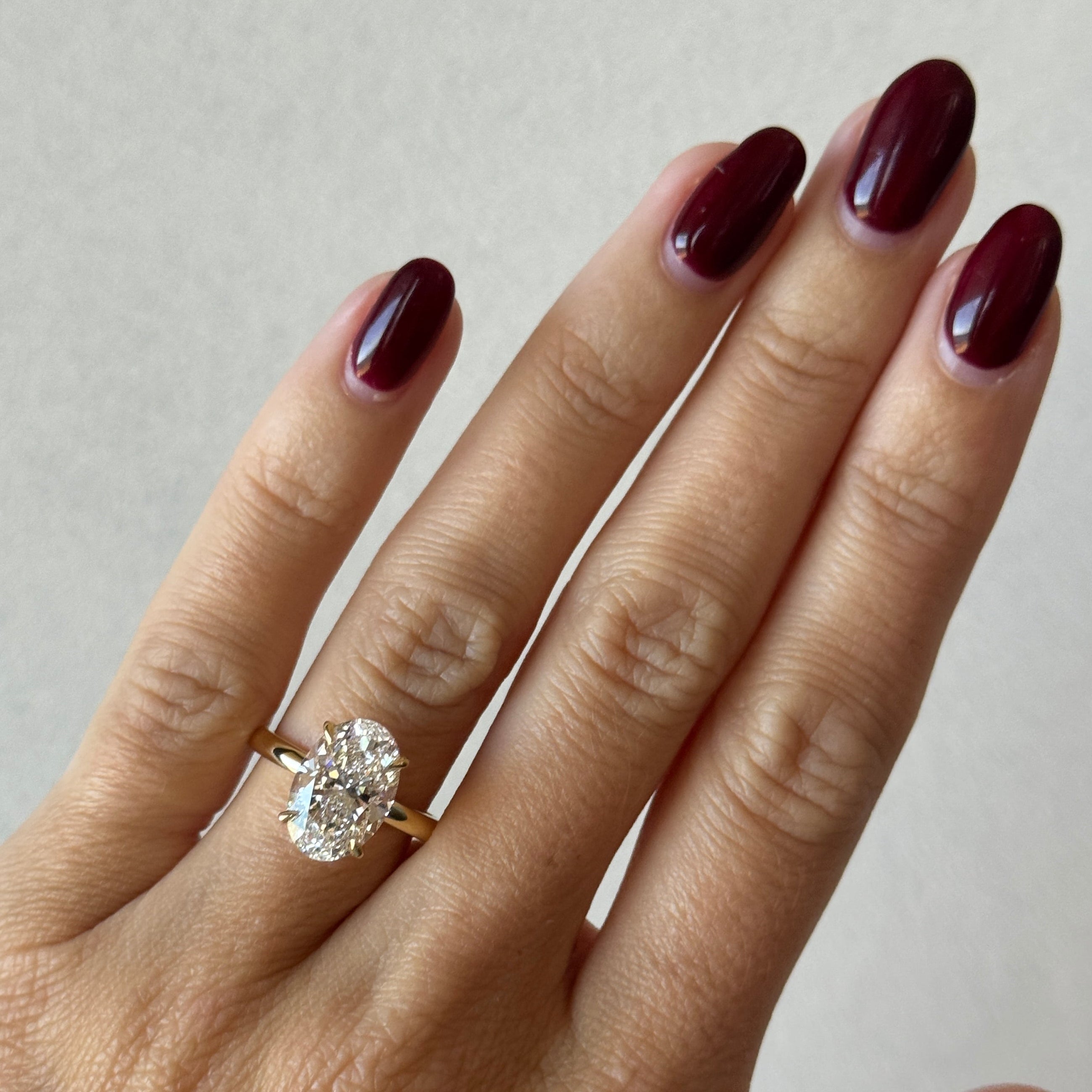 Bezel Emerald Lab Grown Diamond Engagement Ring: 2 CT