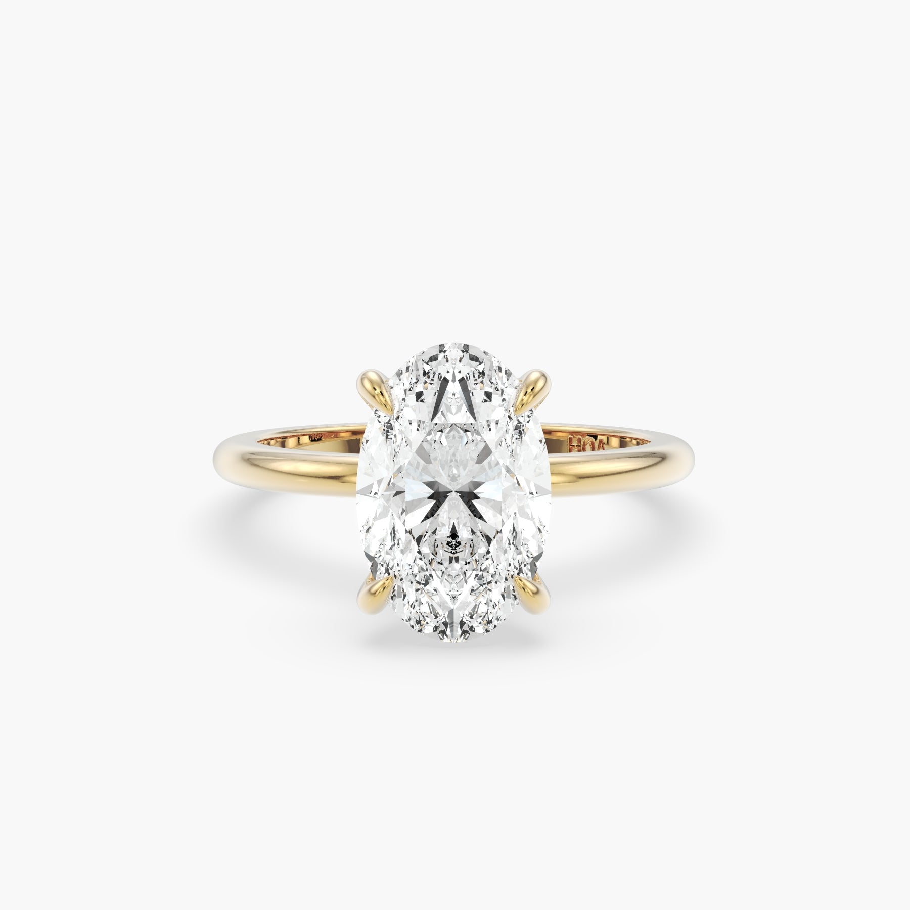Bezel Emerald Lab Grown Diamond Engagement Ring: 2 CT