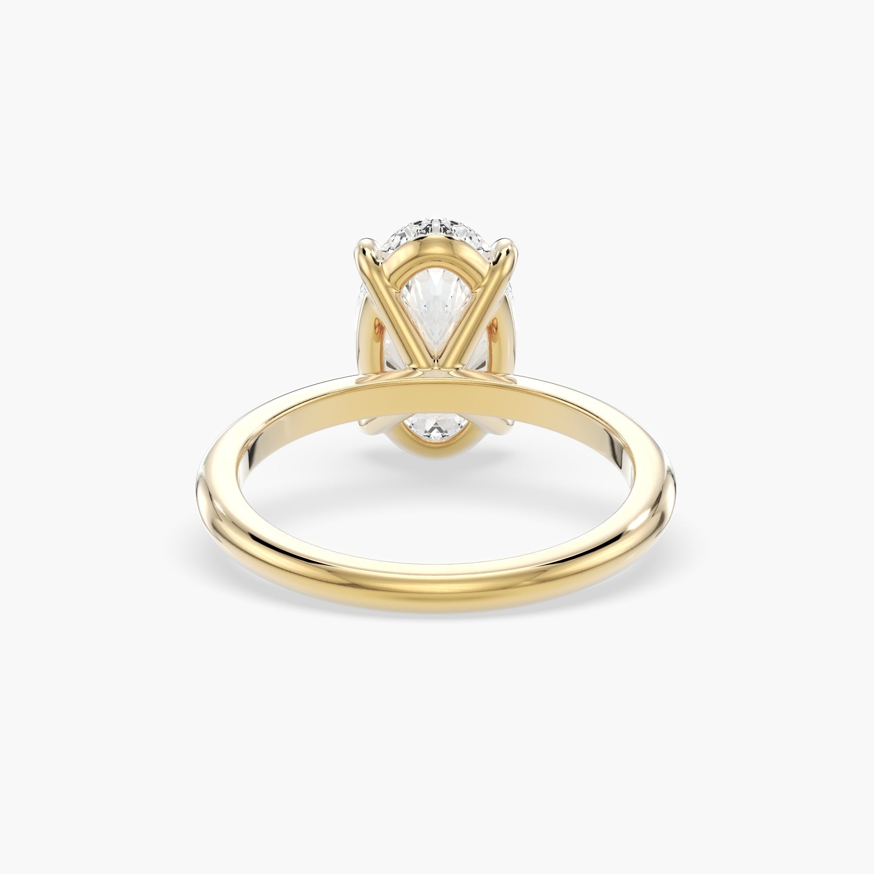 Bezel Emerald Lab Grown Diamond Engagement Ring: 2 CT
