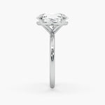 Bezel Emerald Lab Grown Diamond Engagement Ring: 2 CT