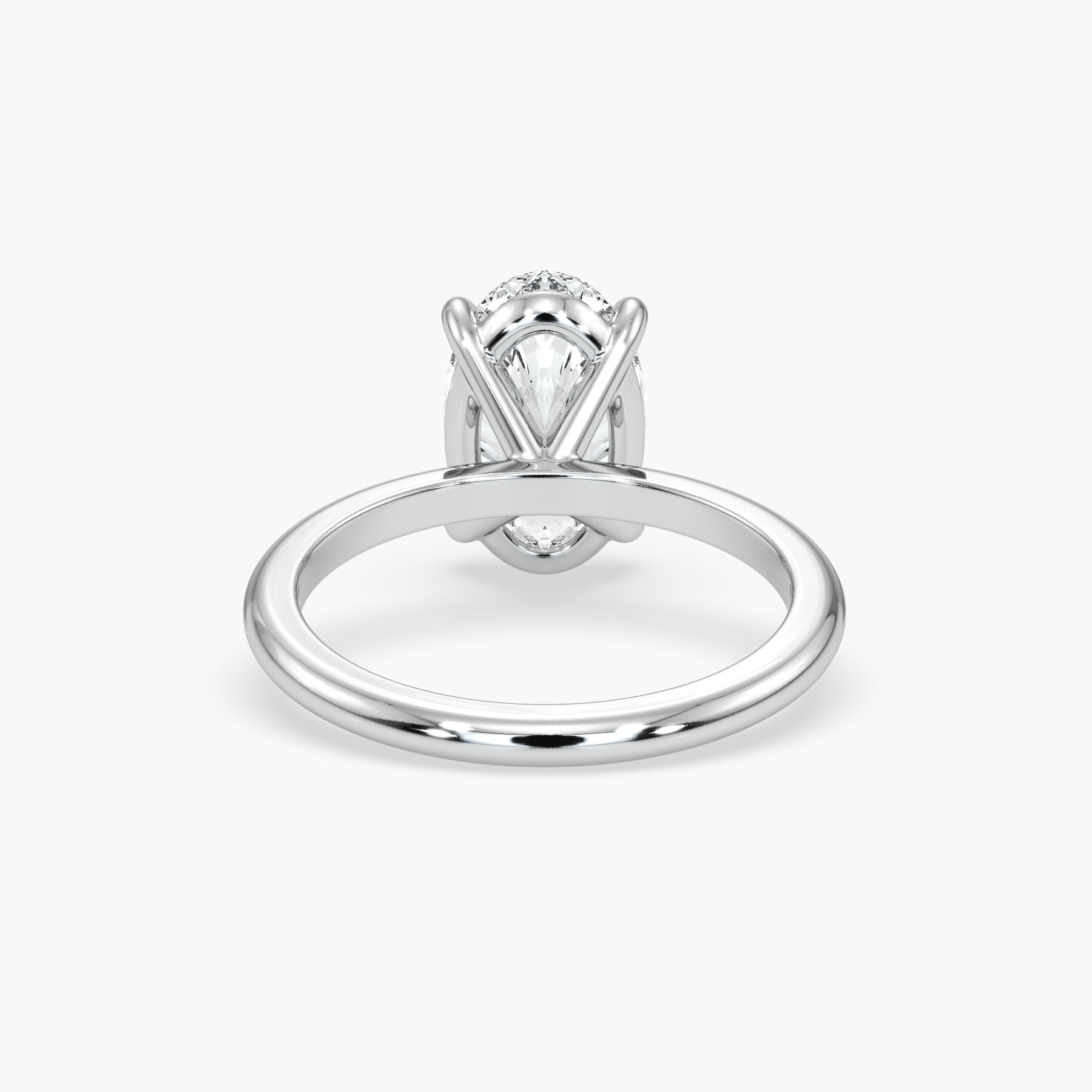 Bezel Emerald Lab Grown Diamond Engagement Ring: 2 CT