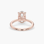 Bezel Emerald Lab Grown Diamond Engagement Ring: 2 CT
