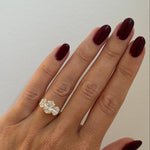 Bezel Emerald Lab Grown Diamond Engagement Ring: 2 CT