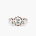 Bezel Emerald Lab Grown Diamond Engagement Ring: 2 CT