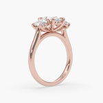 Bezel Emerald Lab Grown Diamond Engagement Ring: 2 CT