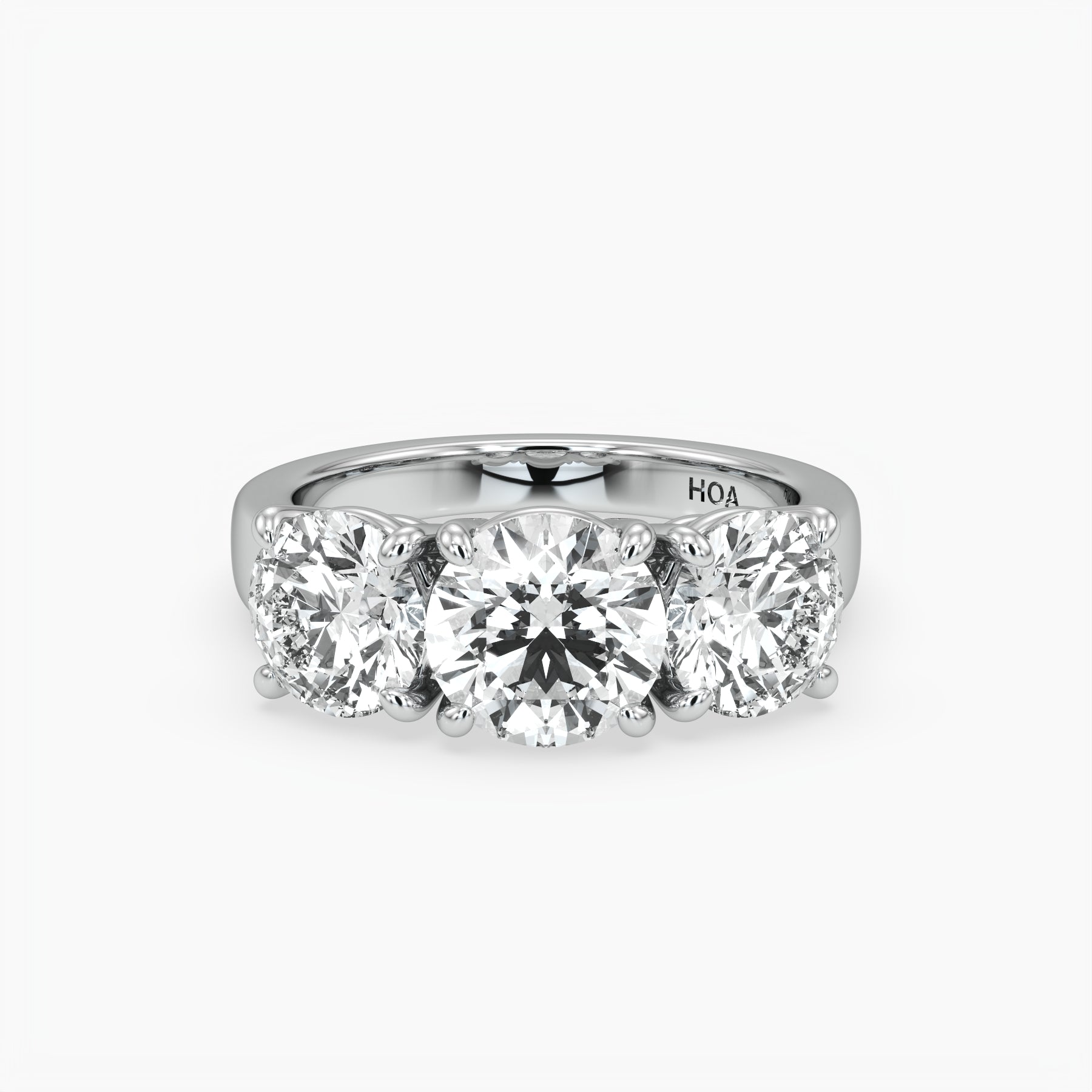 Bezel Emerald Lab Grown Diamond Engagement Ring: 2 CT
