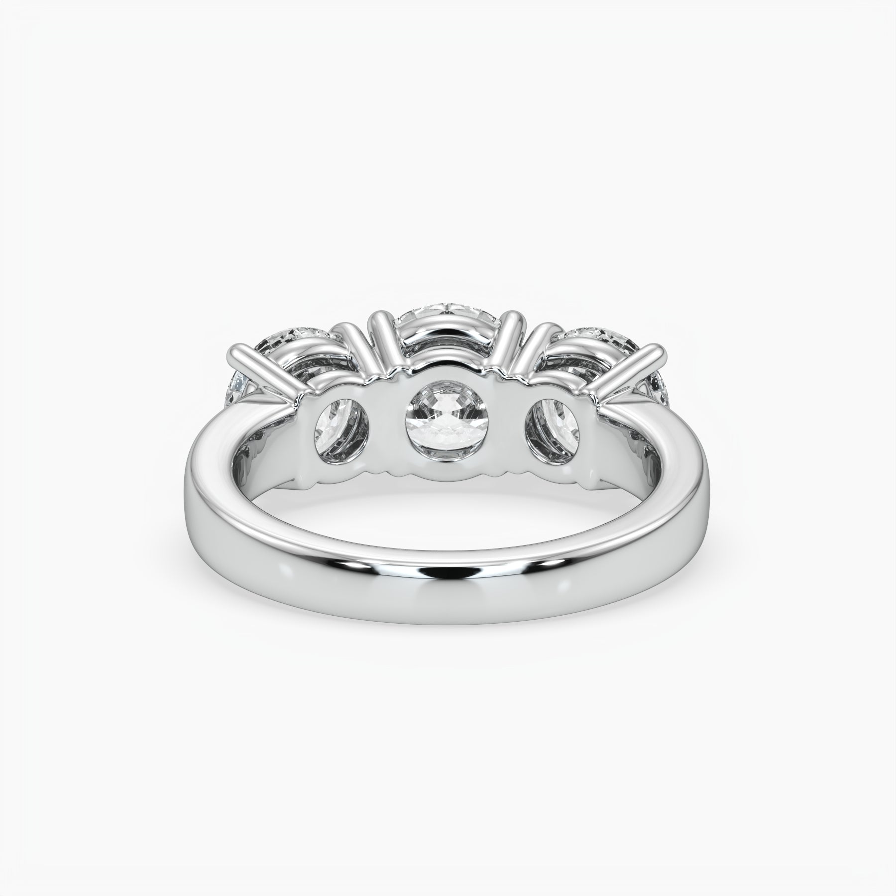 Bezel Emerald Lab Grown Diamond Engagement Ring: 2 CT