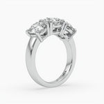 Bezel Emerald Lab Grown Diamond Engagement Ring: 2 CT