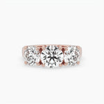 Bezel Emerald Lab Grown Diamond Engagement Ring: 2 CT