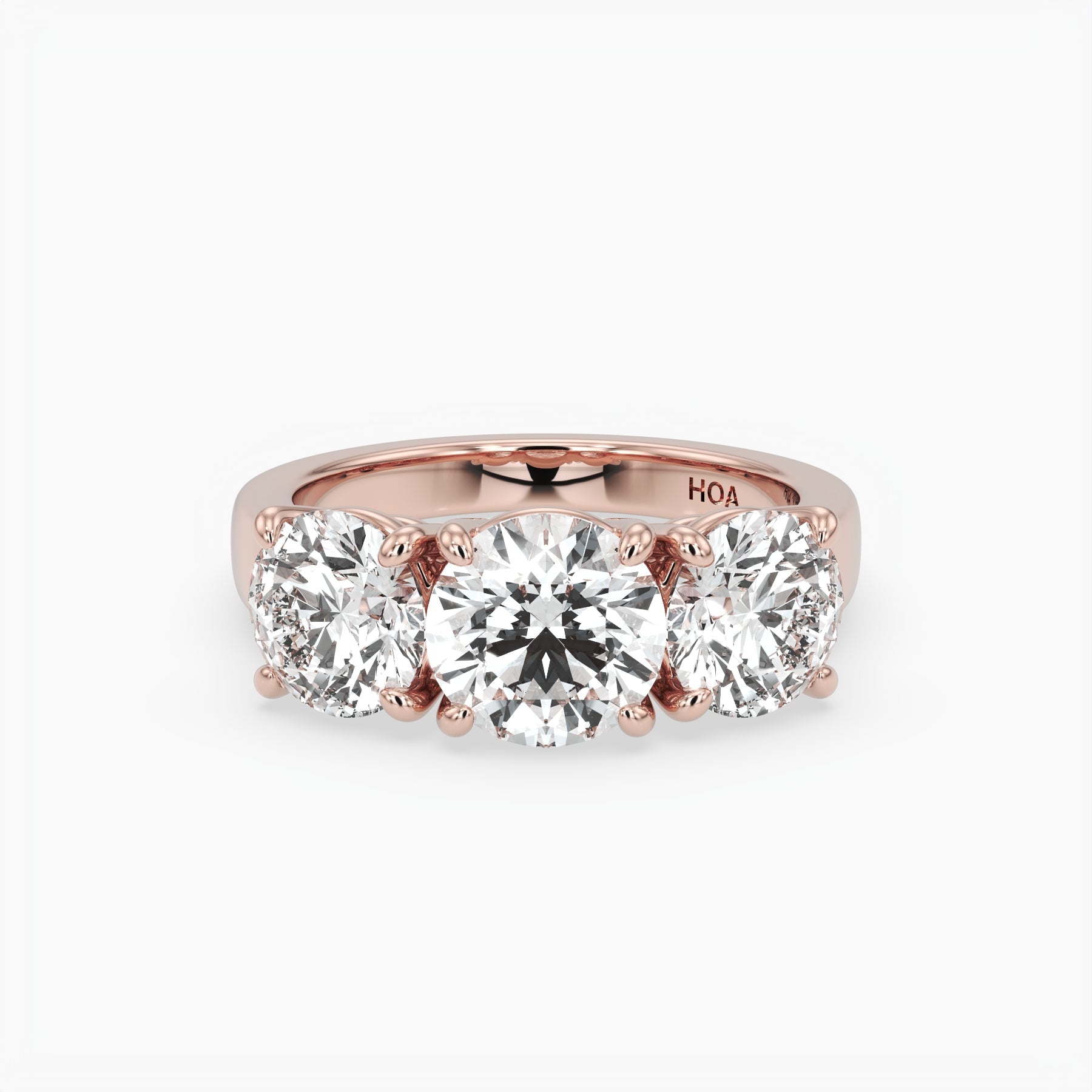 Bezel Emerald Lab Grown Diamond Engagement Ring: 2 CT