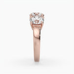 Bezel Emerald Lab Grown Diamond Engagement Ring: 2 CT