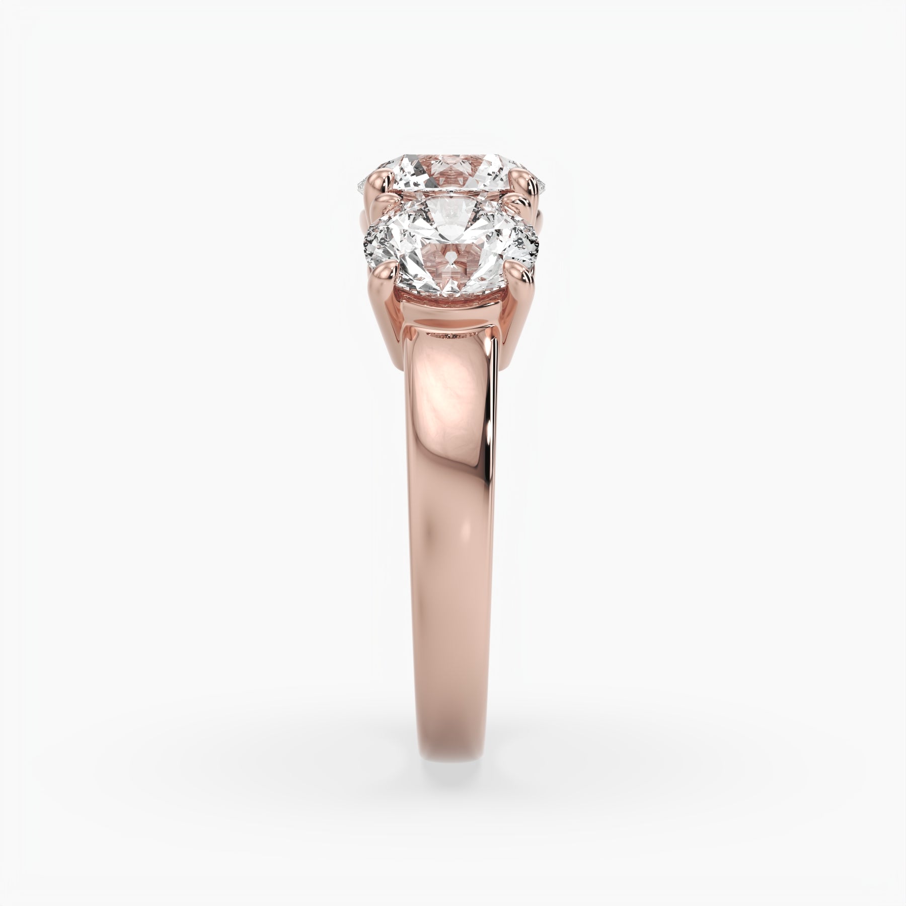 Bezel Emerald Lab Grown Diamond Engagement Ring: 2 CT