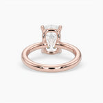 Bezel Emerald Lab Grown Diamond Engagement Ring: 2 CT