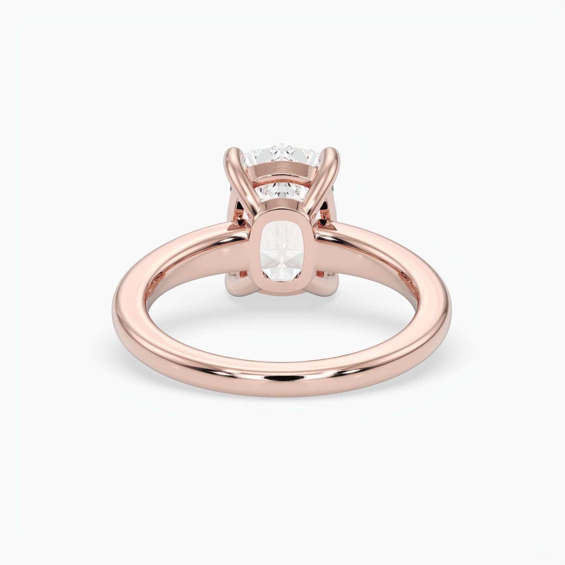 Bezel Emerald Lab Grown Diamond Engagement Ring: 2 CT