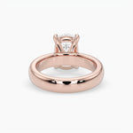 Bezel Emerald Lab Grown Diamond Engagement Ring: 2 CT