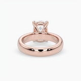 Bezel Emerald Lab Grown Diamond Engagement Ring: 2 CT