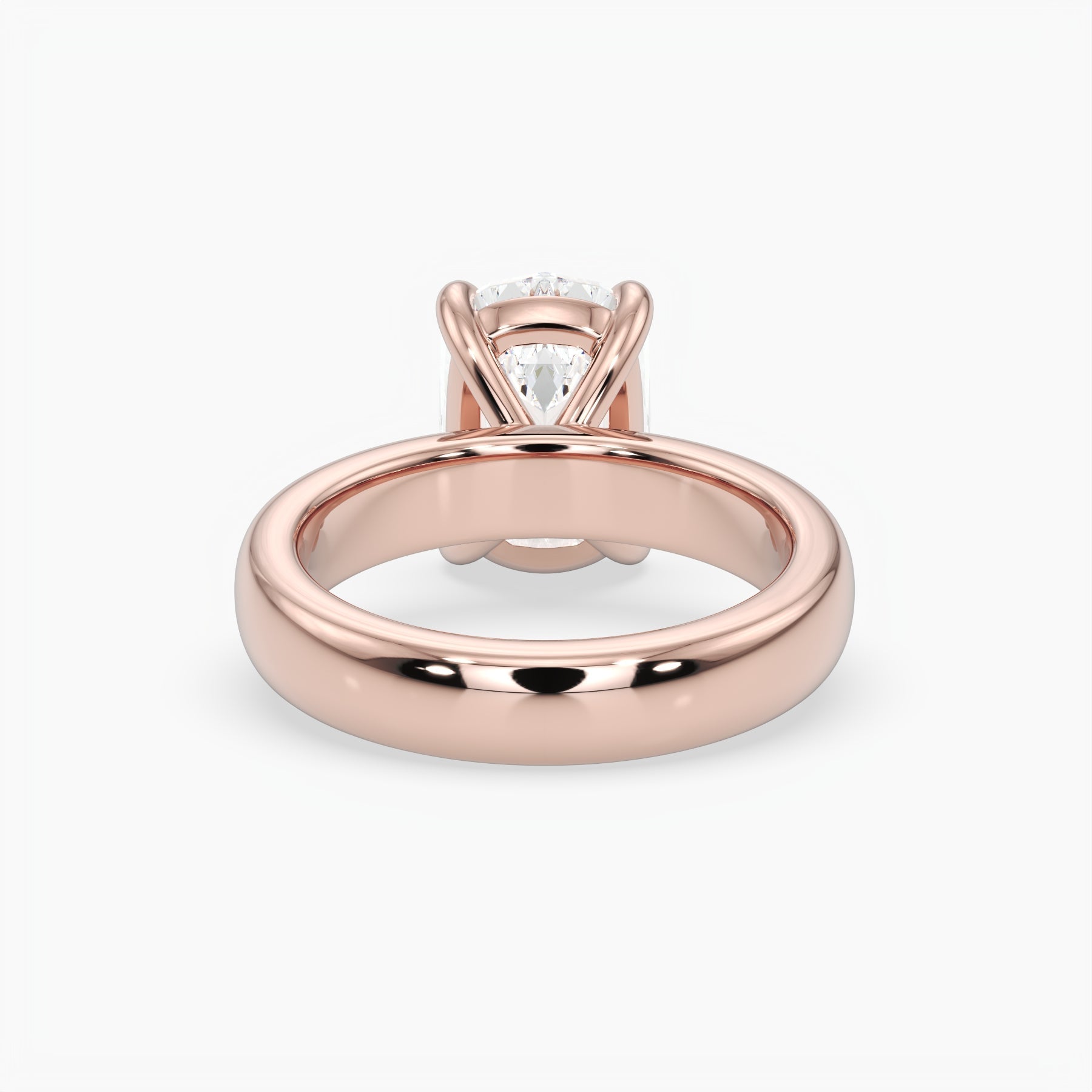 Bezel Emerald Lab Grown Diamond Engagement Ring: 2 CT