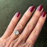 Bezel Emerald Lab Grown Diamond Engagement Ring: 2 CT