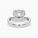 Bezel Emerald Lab Grown Diamond Engagement Ring: 2 CT