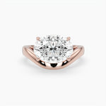 Bezel Emerald Lab Grown Diamond Engagement Ring: 2 CT