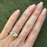 Bezel Emerald Lab Grown Diamond Engagement Ring: 2 CT