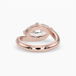 Bezel Emerald Lab Grown Diamond Engagement Ring: 2 CT