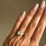 Bezel Emerald Lab Grown Diamond Engagement Ring: 2 CT