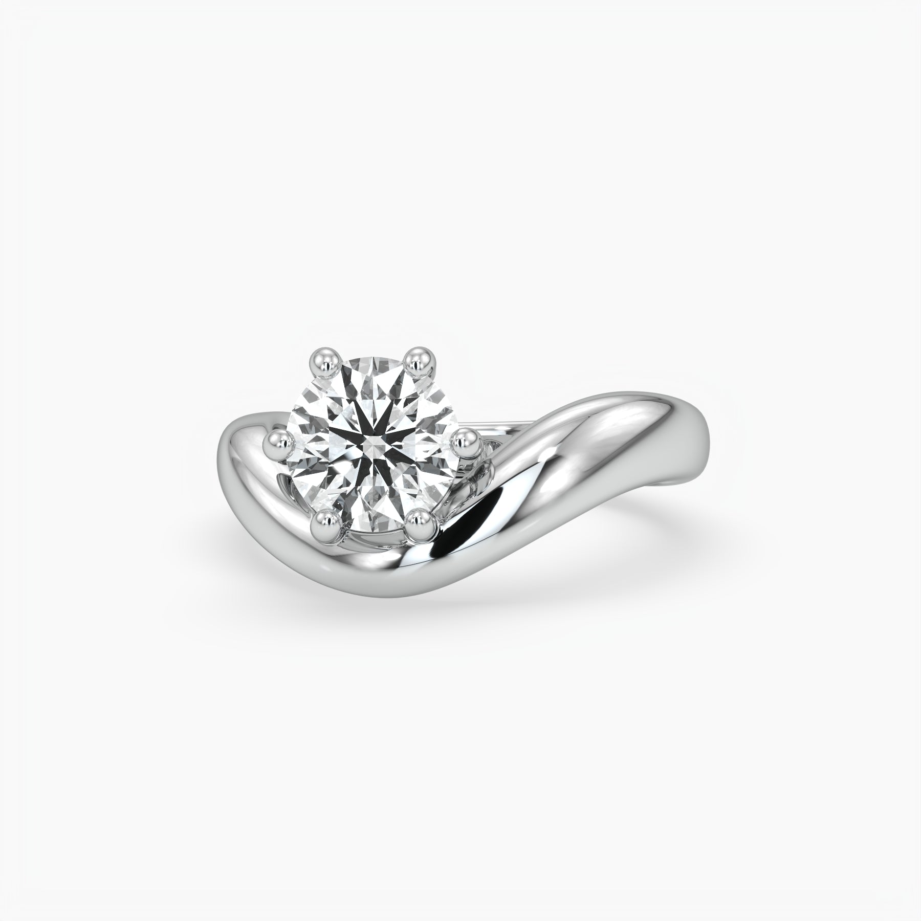 Bezel Emerald Lab Grown Diamond Engagement Ring: 2 CT