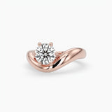 Bezel Emerald Lab Grown Diamond Engagement Ring: 2 CT