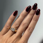 Bezel Emerald Lab Grown Diamond Engagement Ring: 2 CT