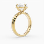 Bezel Emerald Lab Grown Diamond Engagement Ring: 2 CT