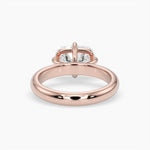 Bezel Emerald Lab Grown Diamond Engagement Ring: 2 CT