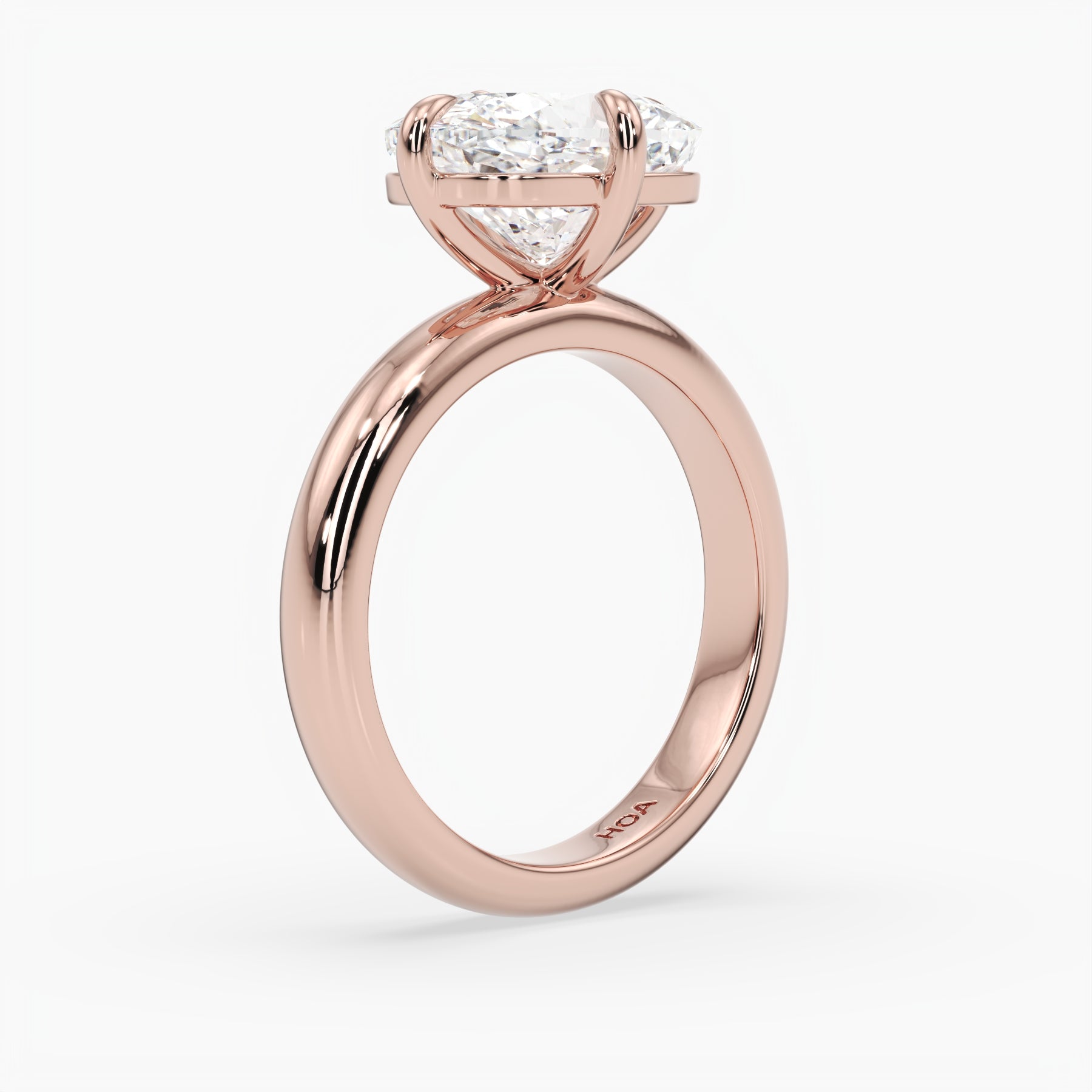 Bezel Emerald Lab Grown Diamond Engagement Ring: 2 CT