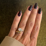 Bezel Emerald Lab Grown Diamond Engagement Ring: 2 CT