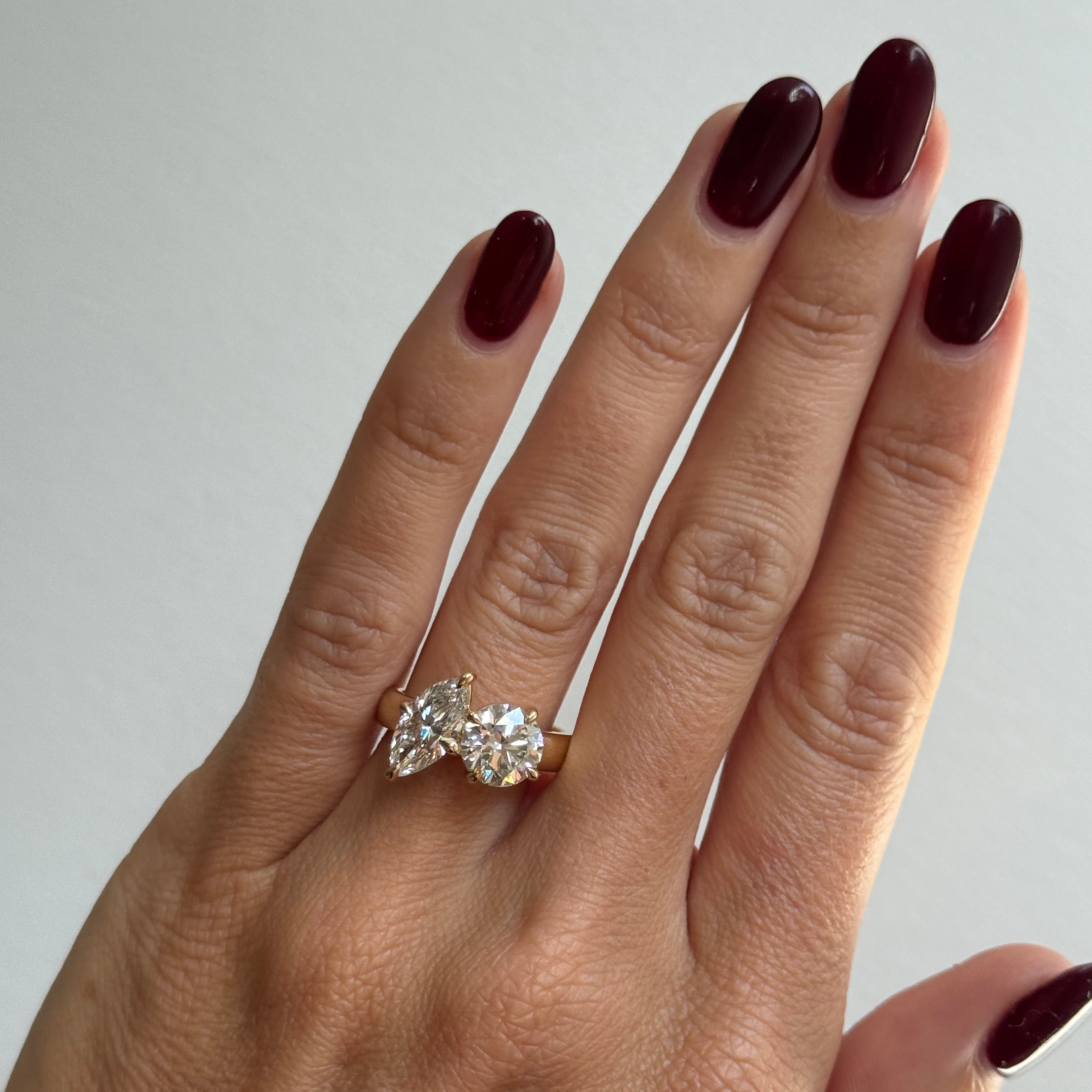 Bezel Emerald Lab Grown Diamond Engagement Ring: 2 CT