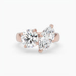 Bezel Emerald Lab Grown Diamond Engagement Ring: 2 CT