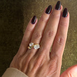 Bezel Emerald Lab Grown Diamond Engagement Ring: 2 CT