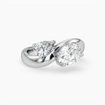 Bezel Emerald Lab Grown Diamond Engagement Ring: 2 CT