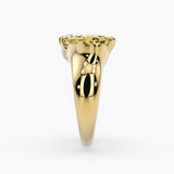 Bezel Emerald Lab Grown Diamond Engagement Ring: 2 CT