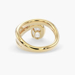 Bezel Emerald Lab Grown Diamond Engagement Ring: 2 CT