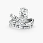 Bezel Emerald Lab Grown Diamond Engagement Ring: 2 CT
