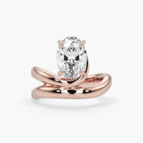 Bezel Emerald Lab Grown Diamond Engagement Ring: 2 CT